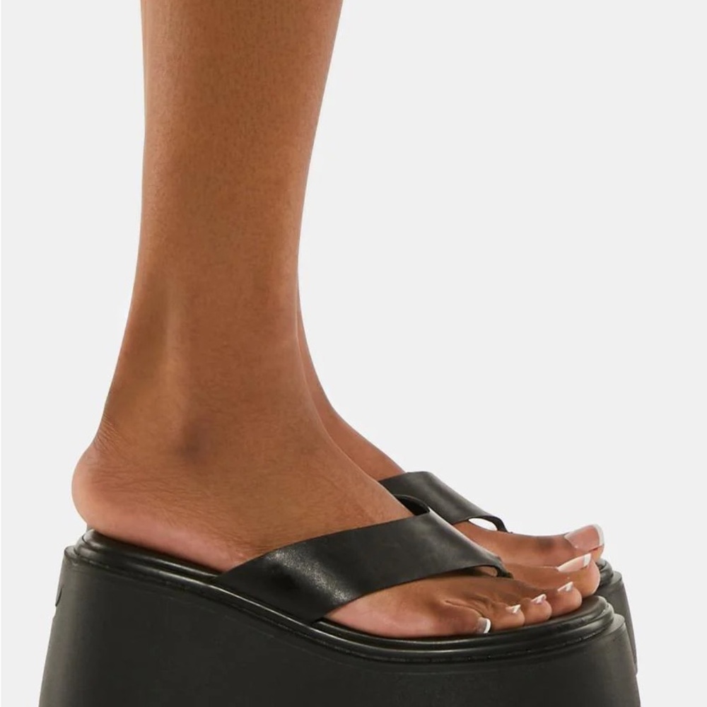 Black Platform Sandals